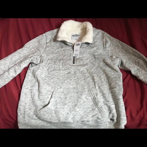 Hollister Sweaters - Hollister Jacket with Fur